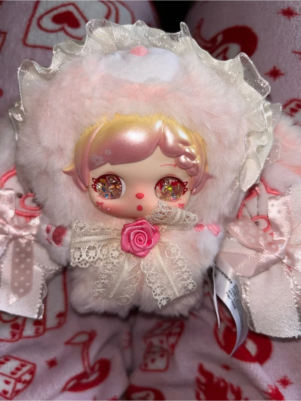 Pixie Zoey Confession Bunny Pink Musings Confirmed Sealed Plush + Card
